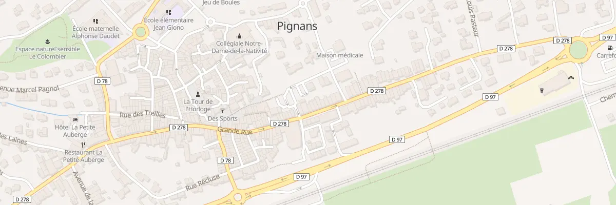 Plan du 113 Gr Grande Rue à Pignans