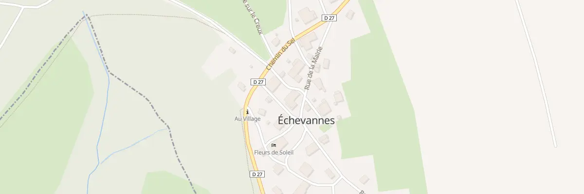 Plan du 3 Rte de Suchaux à Échevannes