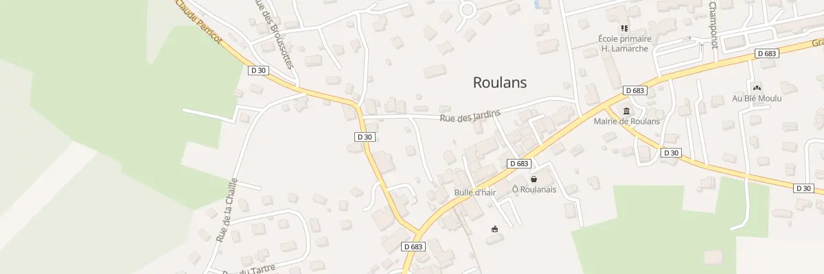 Plan du 4 Rue des Jardins à Roulans