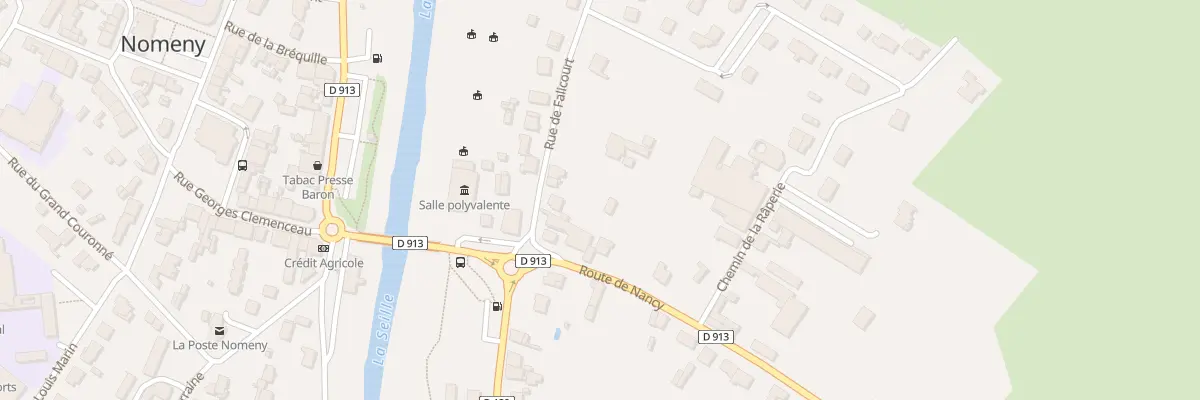Plan du 3 Rte de Nancy à Nomeny