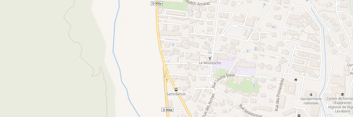 Plan du 16 Av St Benoit à Digne-les-Bains