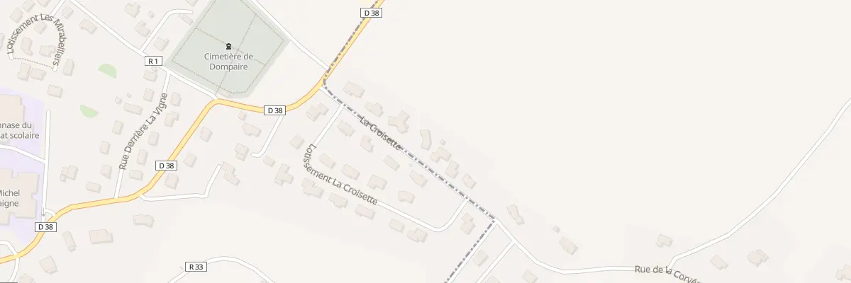 Plan du 756 Rue de la Corvée à Madonne-et-Lamerey