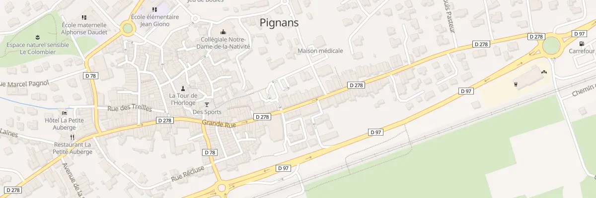 Plan du 117 Gr Grande Rue à Pignans