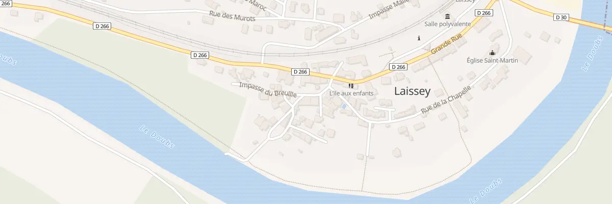 Plan du 5 Rue de la Fontaine à Laissey