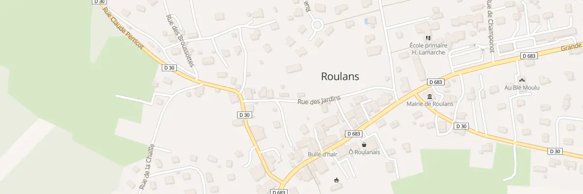 Plan du 9 Rue des Jardins à Roulans