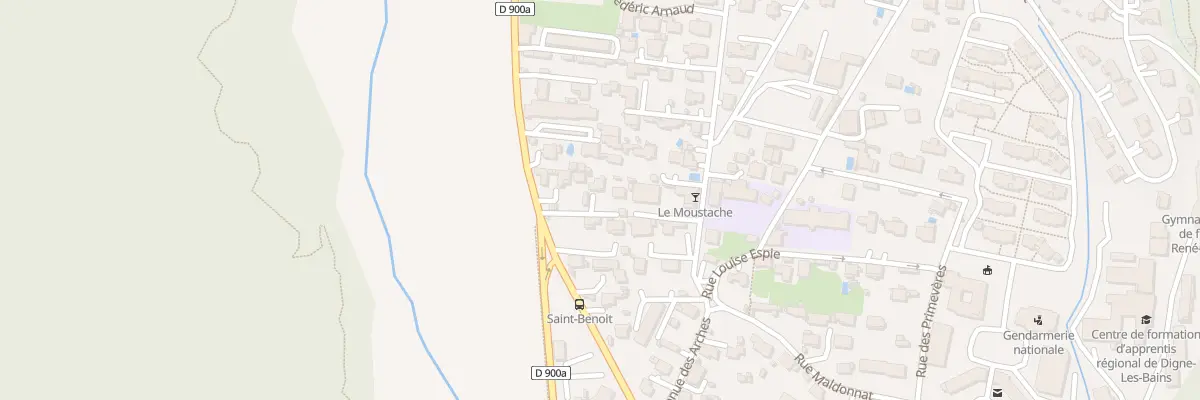 Plan du 16A Av Saint-Benoît à Digne-les-Bains