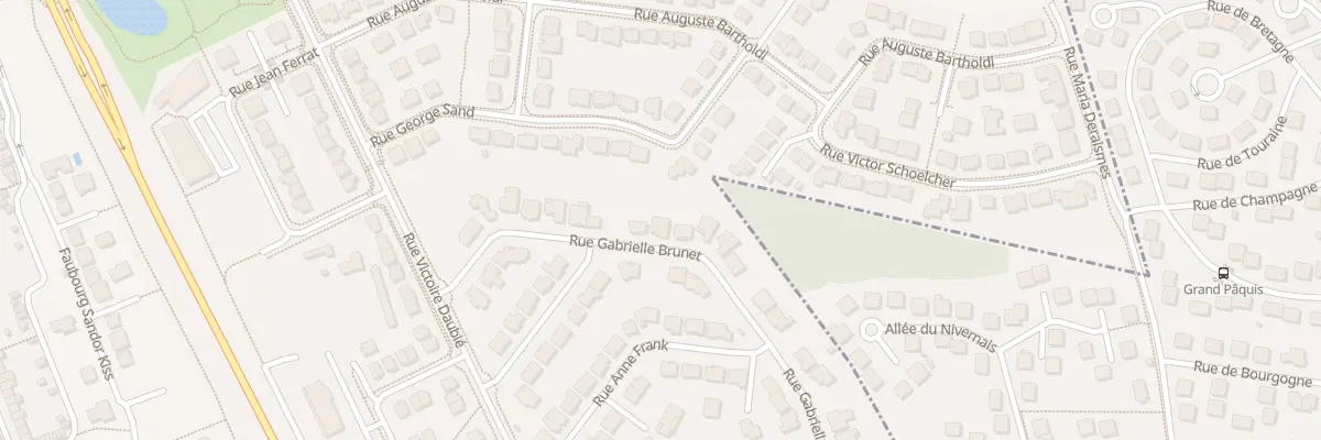 Plan du 17 Rue Gabrielle Brunet à Tomblaine