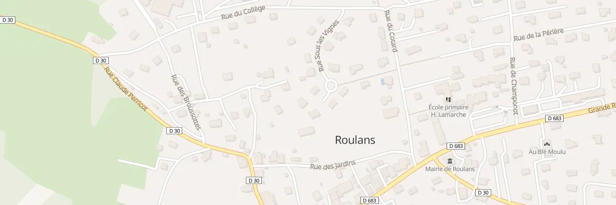 Plan du 14 Rue sous les Vignes à Roulans