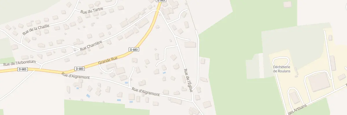 Plan du 6 Rue de l’Eglise à Roulans