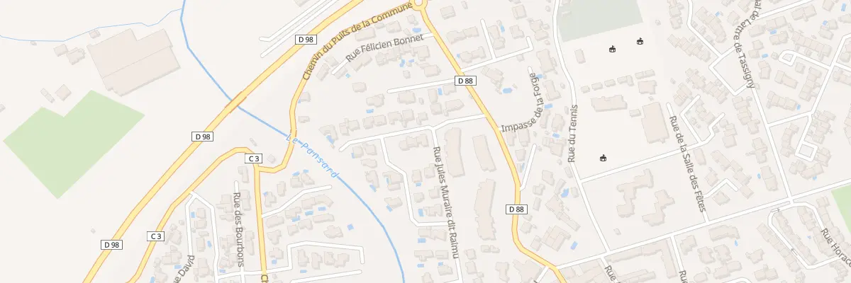 Plan du 81 Rue de la Forge à La Londe-les-Maures