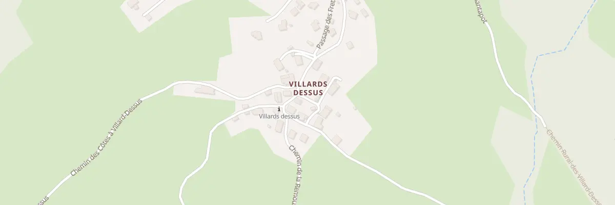 Plan du 1267 Rte des Villards à Alex