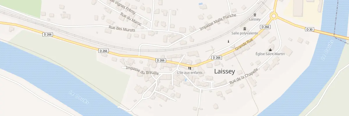 Plan du 5 Gr Grande Rue à Laissey