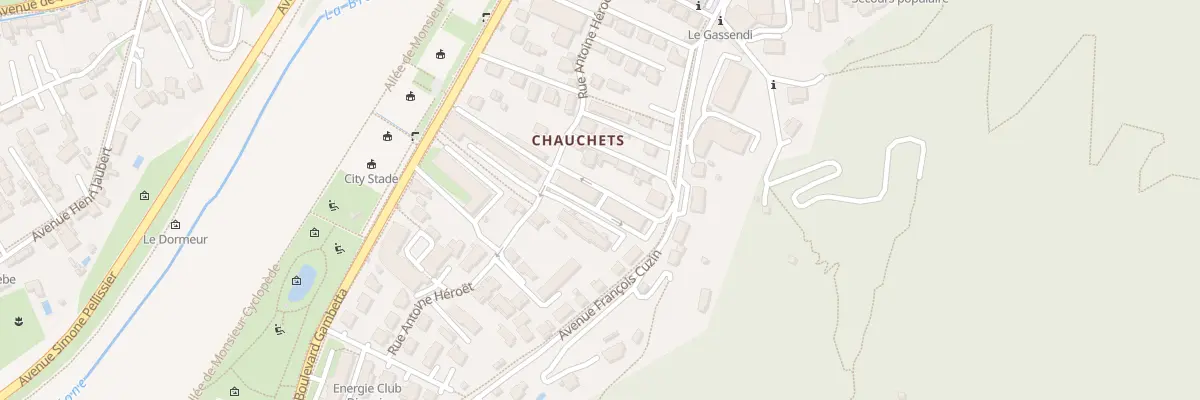 Plan du 17 Rue Antoine Heroet à Digne-les-Bains