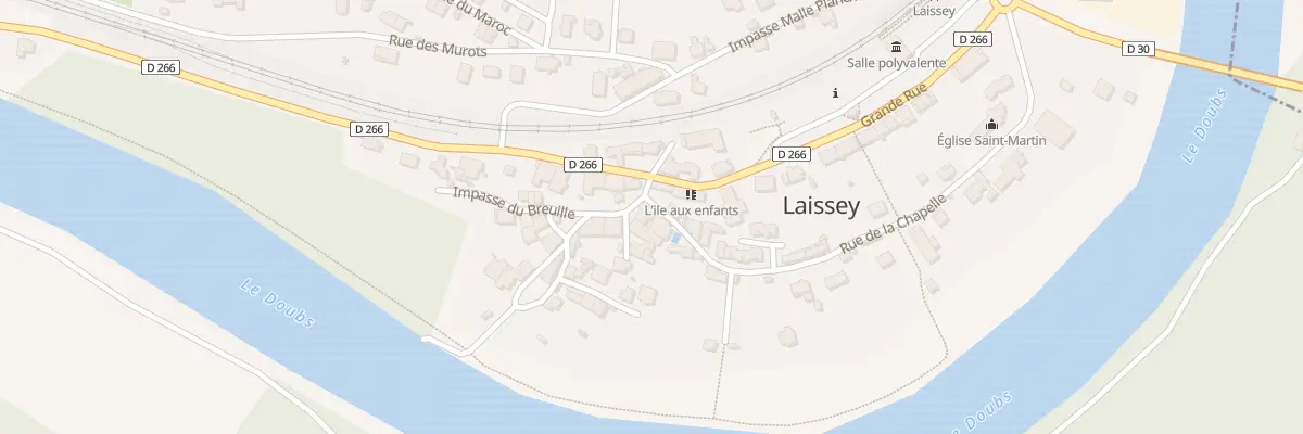 Plan du 4 Rue de la Chapelle à Laissey