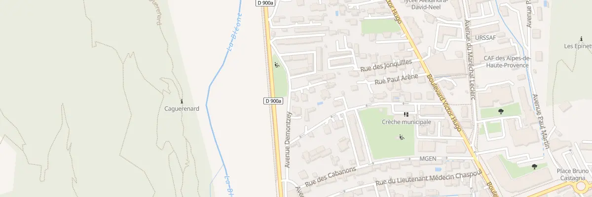 Plan du 40 Av Demontzey à Digne-les-Bains