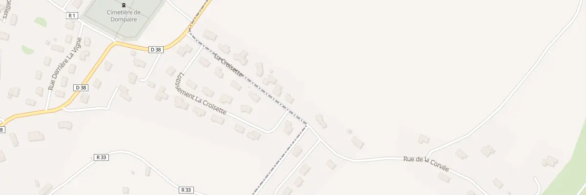 Plan du 688 Rue de la Corvée à Madonne-et-Lamerey
