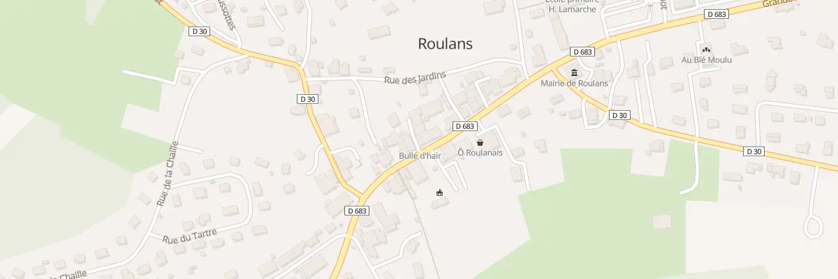 Plan du 15 Gr Grande Rue à Roulans