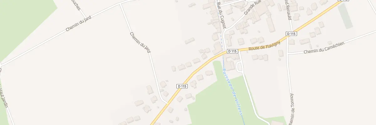 Plan du 18B Rte de Flavigny à Azelot