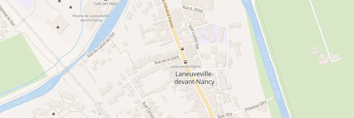 Plan du 1 Rue de la Gare à Laneuveville-devant-Nancy