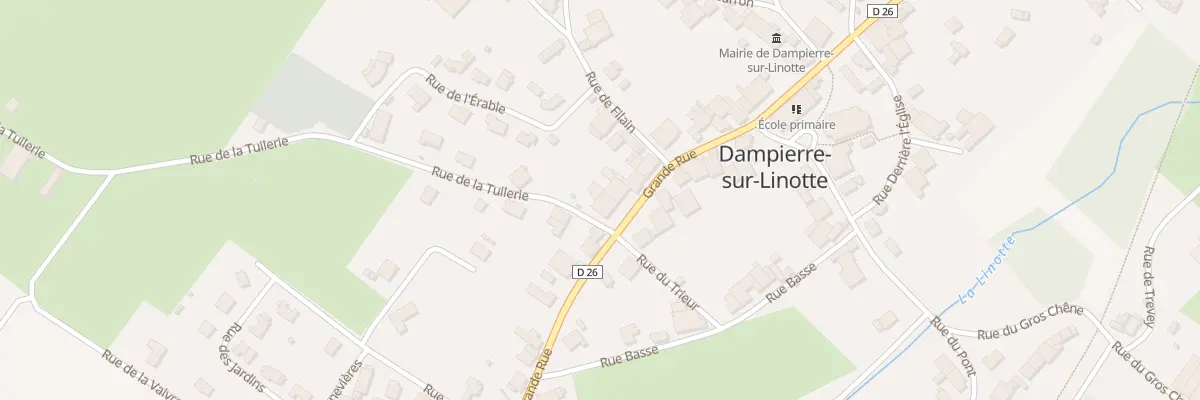 Plan du 58 Gr Grande Rue à Dampierre-sur-Linotte