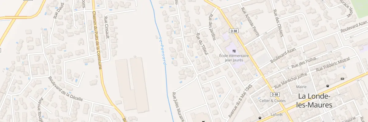 Plan du 326 Rue Jules Muraire Dit Raimu à La Londe-les-Maures