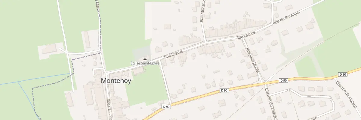Plan du 8 Rue Lassus à Montenoy