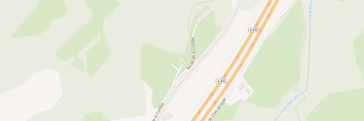 Plan du 1017 Rte de la Combe à Fillière