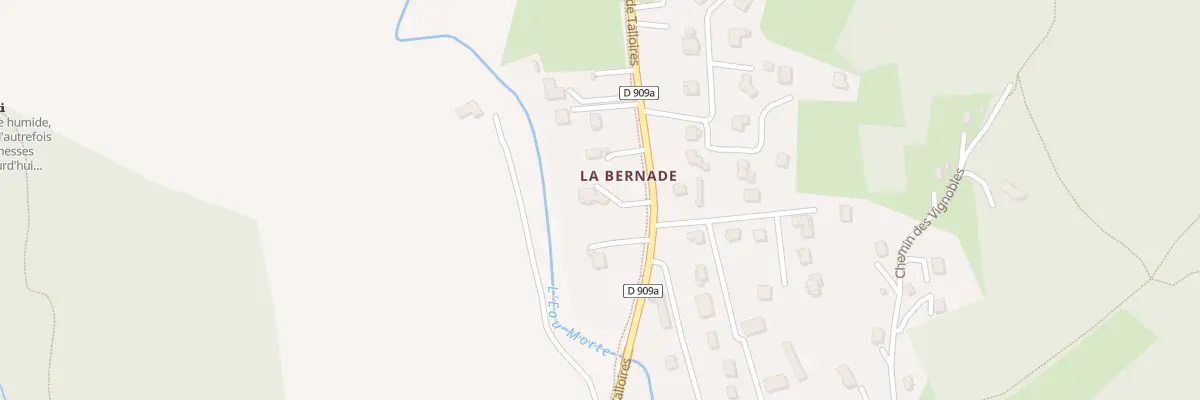 Plan du 1005 Rte de Talloires à Doussard