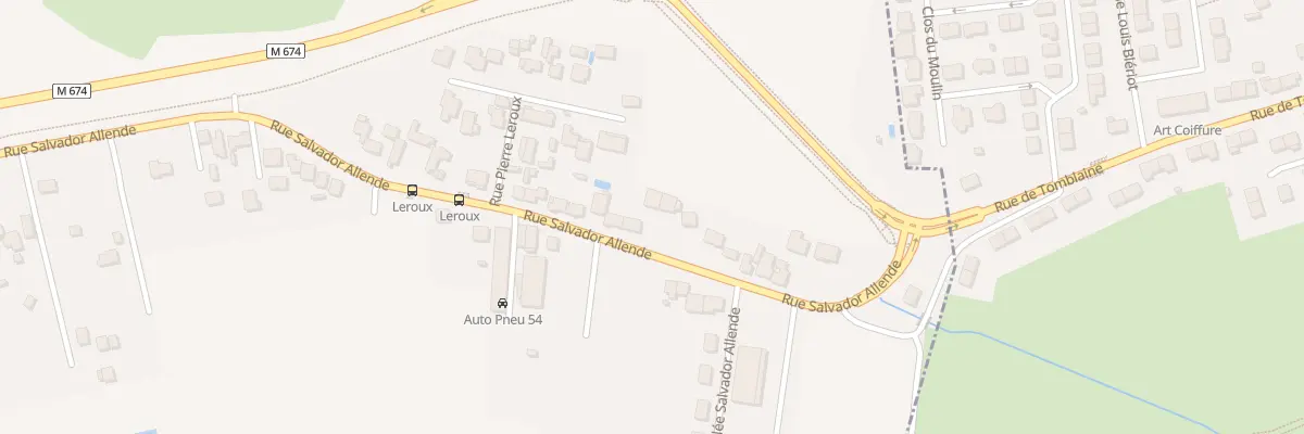 Plan du 65 Rue Salvador Allendé à Tomblaine