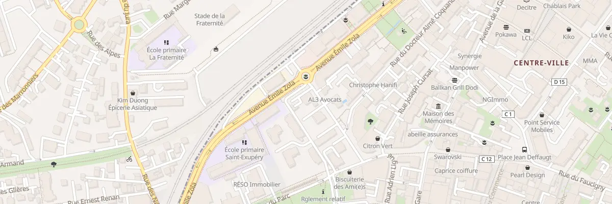 Plan du 11 Rue Camps à Annemasse