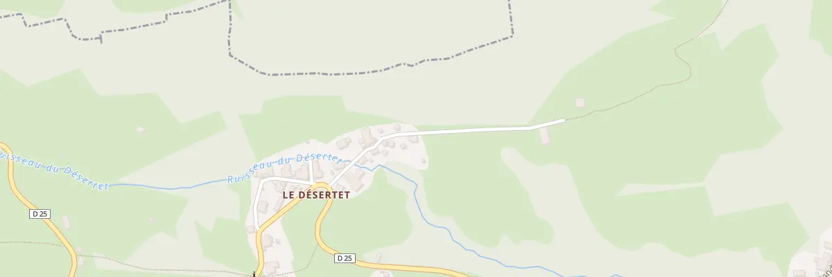 Plan du 6000 Le Desertet au Pontet