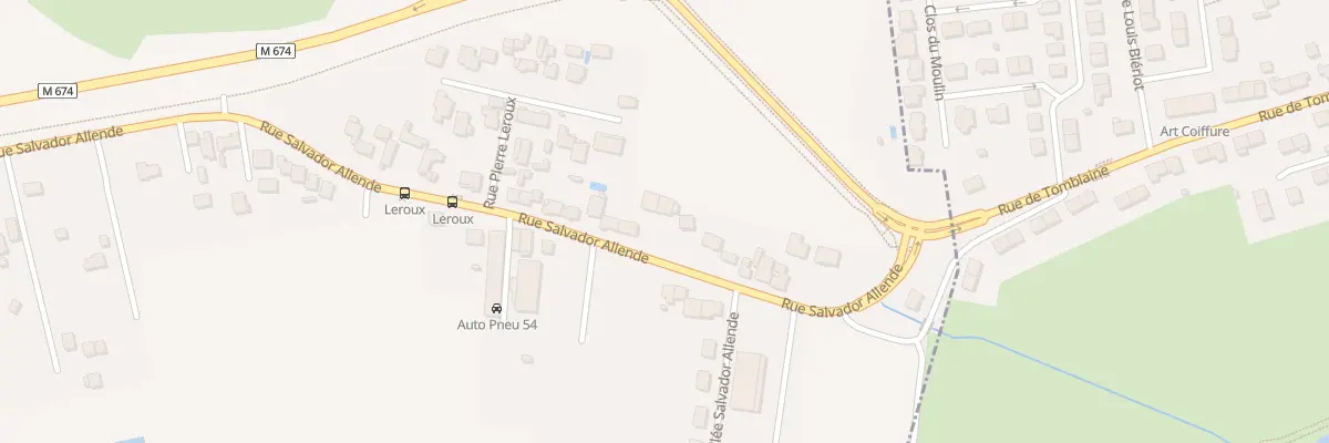 Plan du 67 Rue Salvador Allendé à Tomblaine