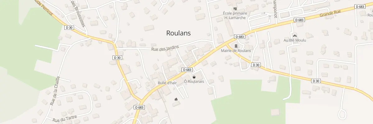Plan du 21 Gr Grande Rue à Roulans