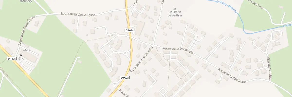 Plan du 133 Rte Simon de Verthier à Doussard