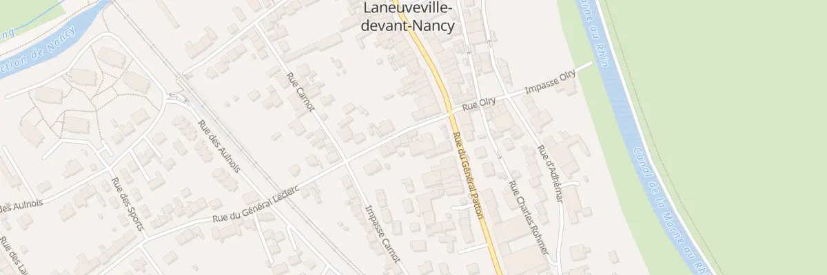 Plan du 1 Rue du Général Leclerc à Laneuveville-devant-Nancy