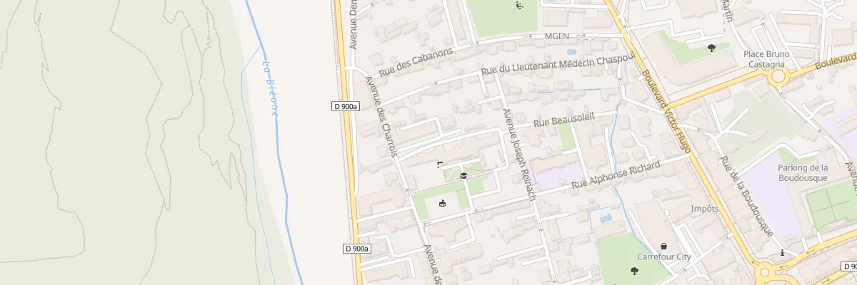 Plan du 24B Av des Charrois à Digne-les-Bains