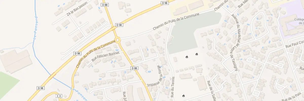 Plan du 83 Rue des Carignans à La Londe-les-Maures