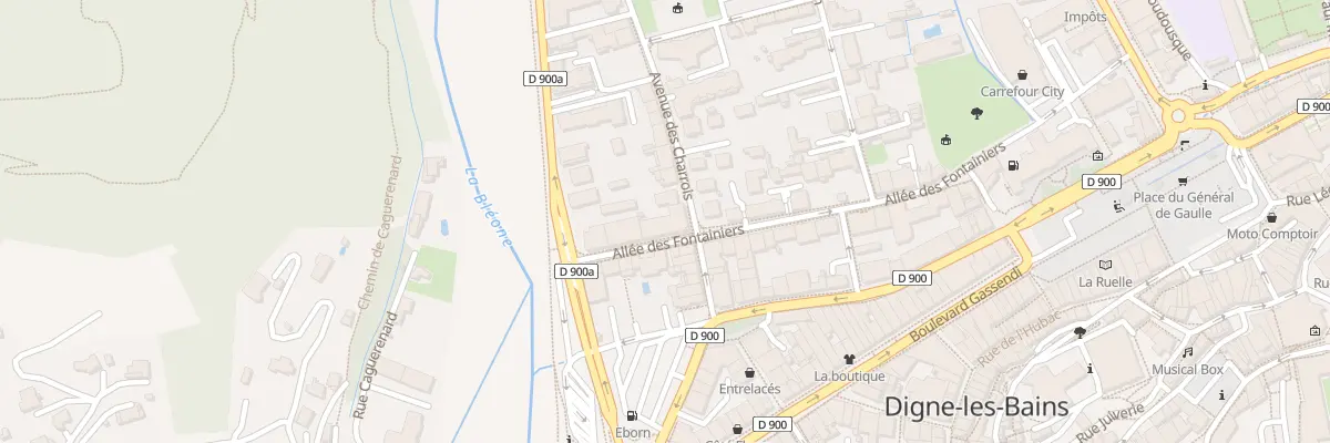 Plan du 5 All des Fontainiers à Digne-les-Bains