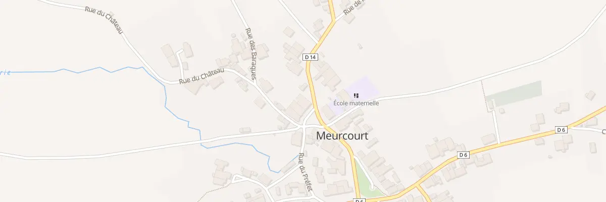 Plan du 59 Pl de la Mairie à Meurcourt