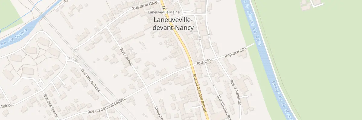 Plan de la Rue du Général Patton à Laneuveville-devant-Nancy