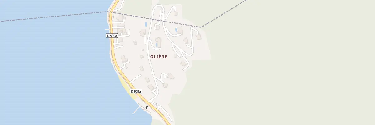 Plan du 2198 Gliere Dessous à Doussard