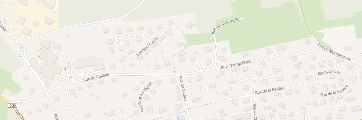 Plan du 1 Rue Champ Picot à Roulans