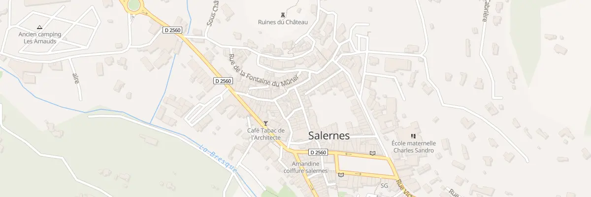 Plan du 18 Rue Longue à Salernes