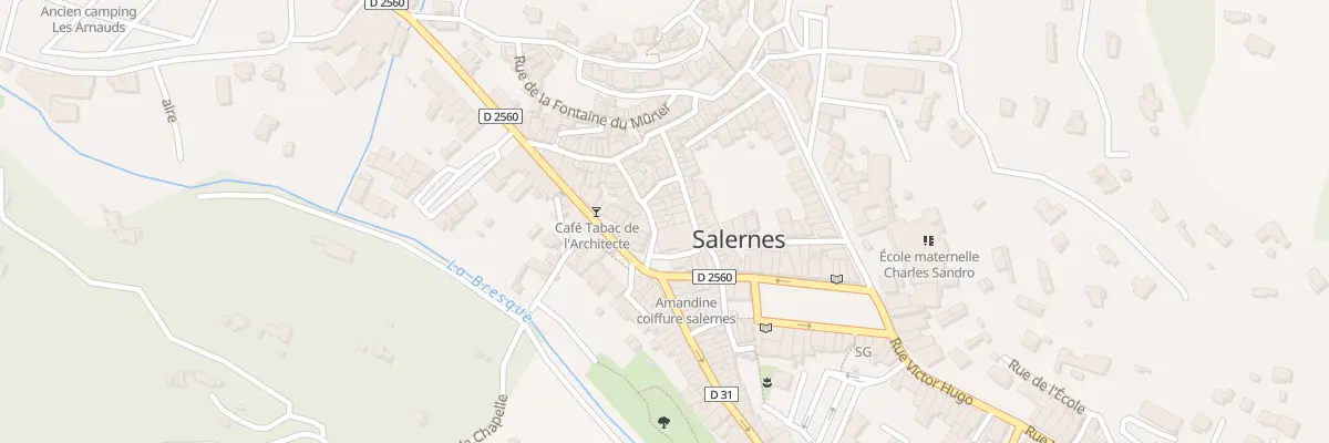Plan du 3 Rue Voltaire à Salernes