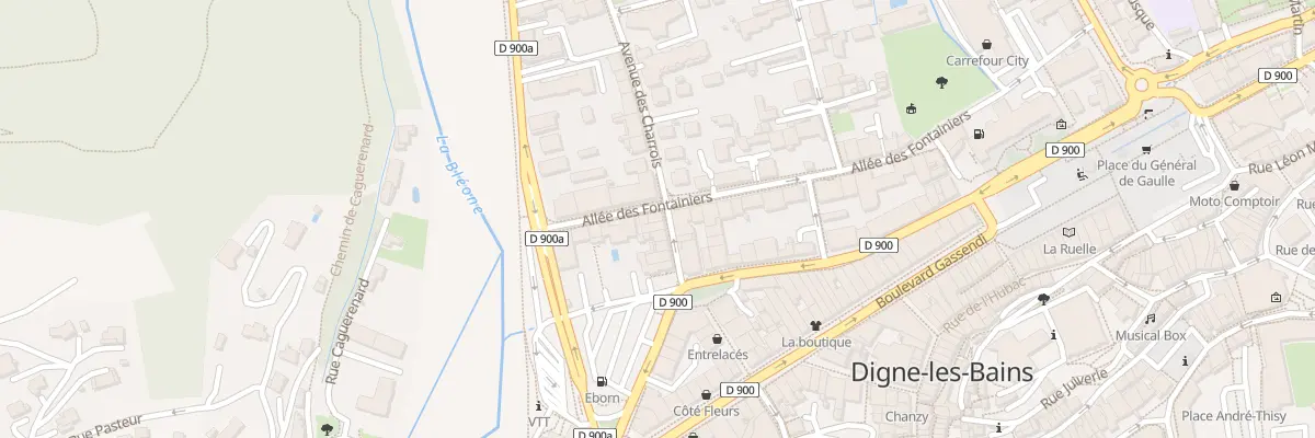Plan du 11 Rue Prête à Partir à Digne-les-Bains