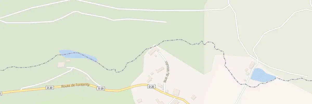 Plan du 1 Rue du Moulin à Trémonzey