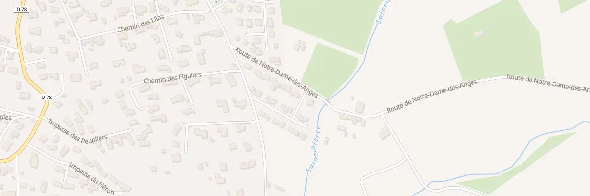Plan du 134 Rte Notre Dame des Anges à Pignans
