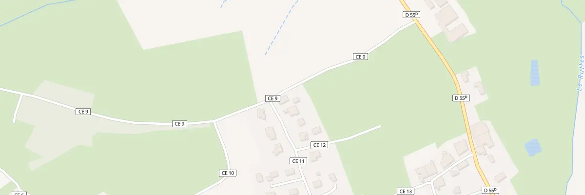 Plan du 30 Rue du Presbytére à Bouxurulles