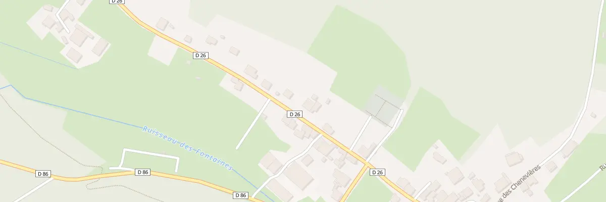 Plan du 21 Grande Rue à Fontenois-lès-Montbozon