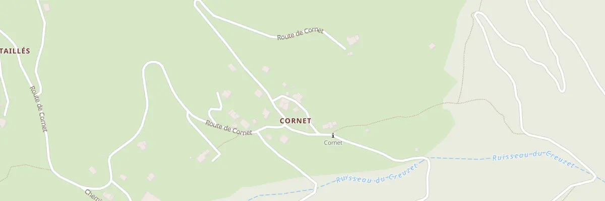 Plan du 1208 Rte de Cornet à Dingy-Saint-Clair